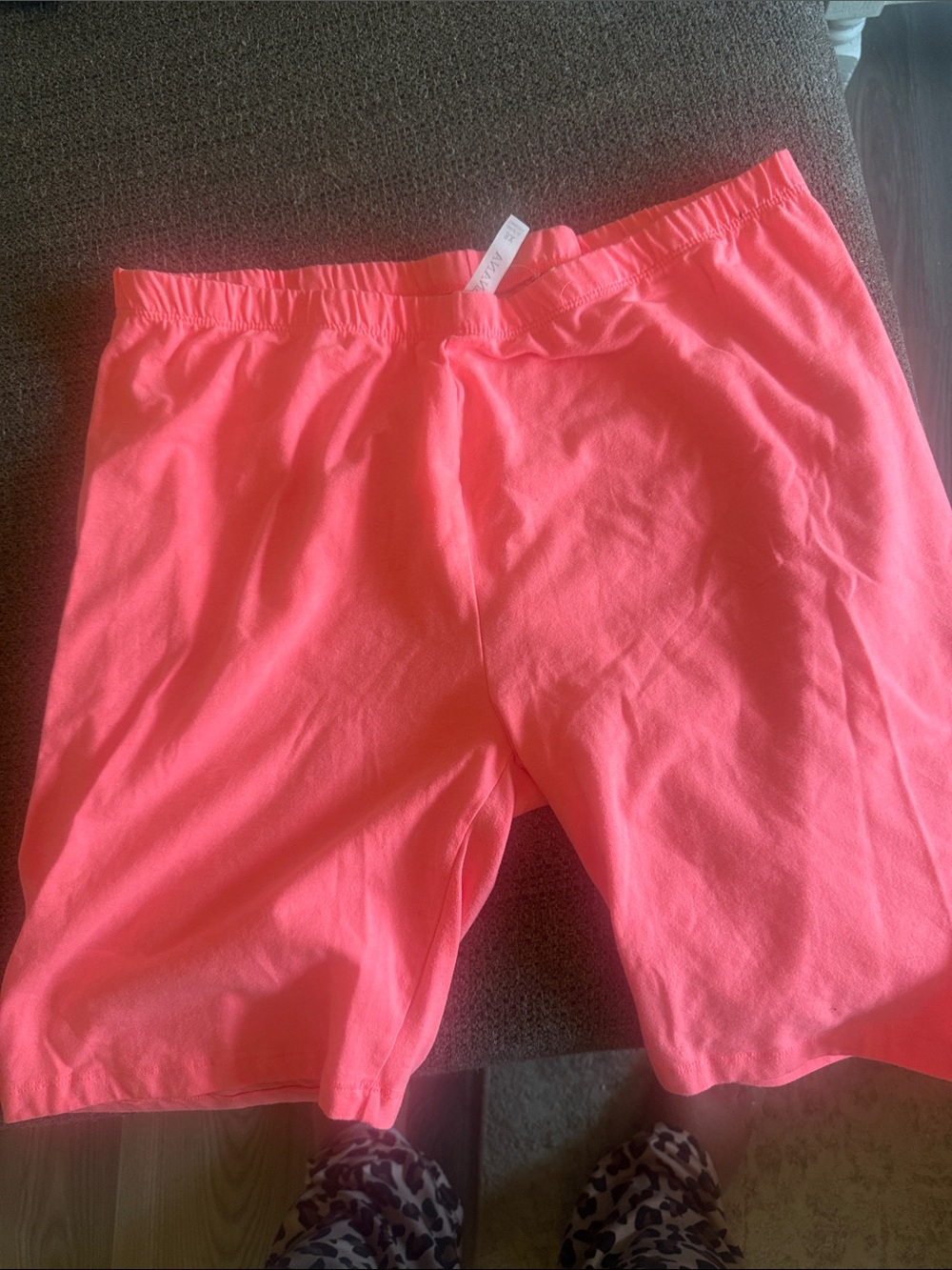 Zenana Outfitters Neon Pink Bike Shorts